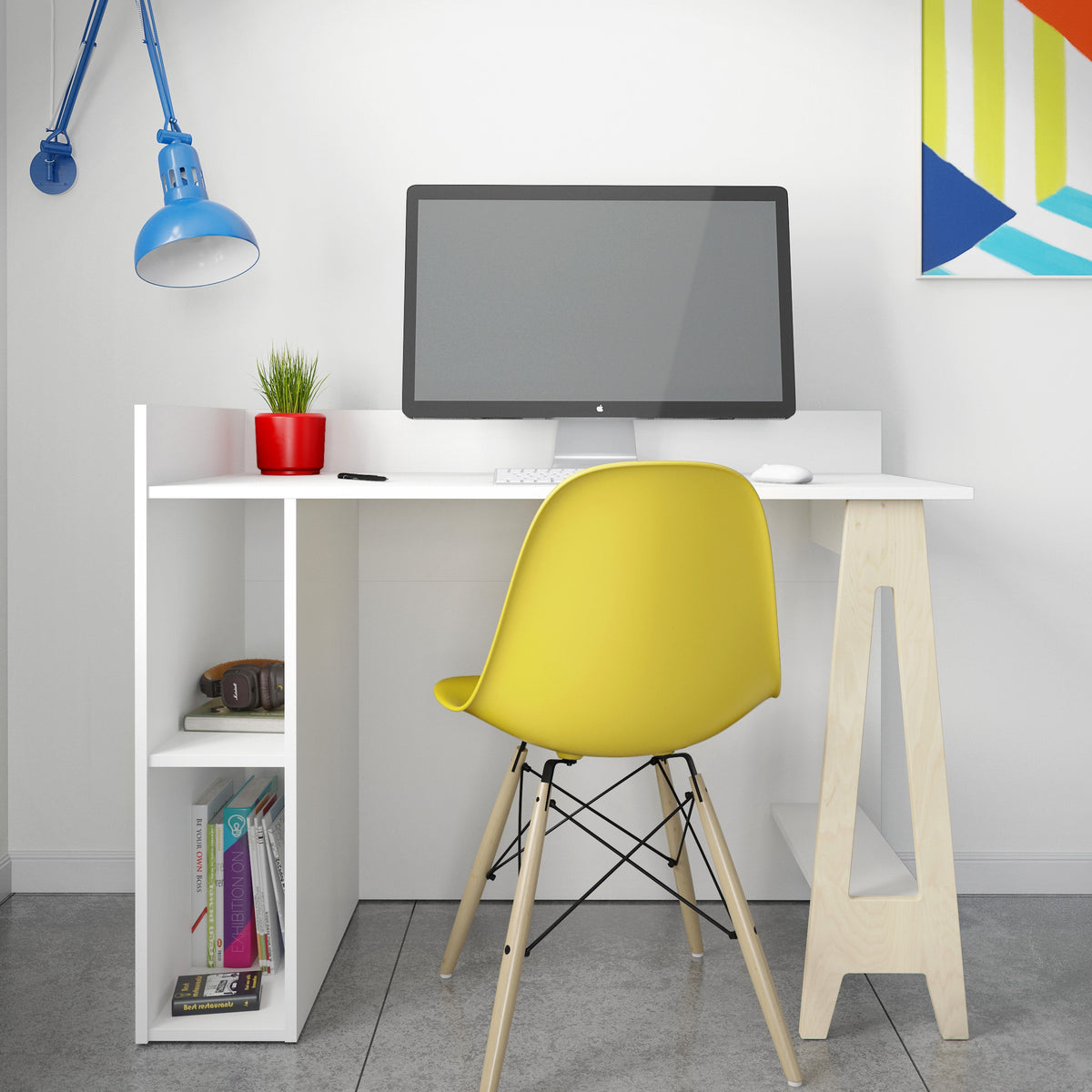 NEXERA - Bureau avec rangement - collection Atypik - fait au Québec - Maison | Samara & Co