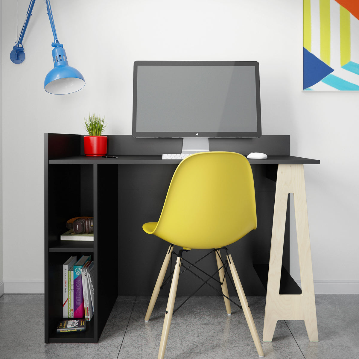 NEXERA - Bureau avec rangement - collection Atypik - fait au Québec - Maison | Samara & Co