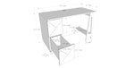 NEXERA - Bureau avec tiroirs - collection Atypik - fait au Québec - Maison | Samara & Co