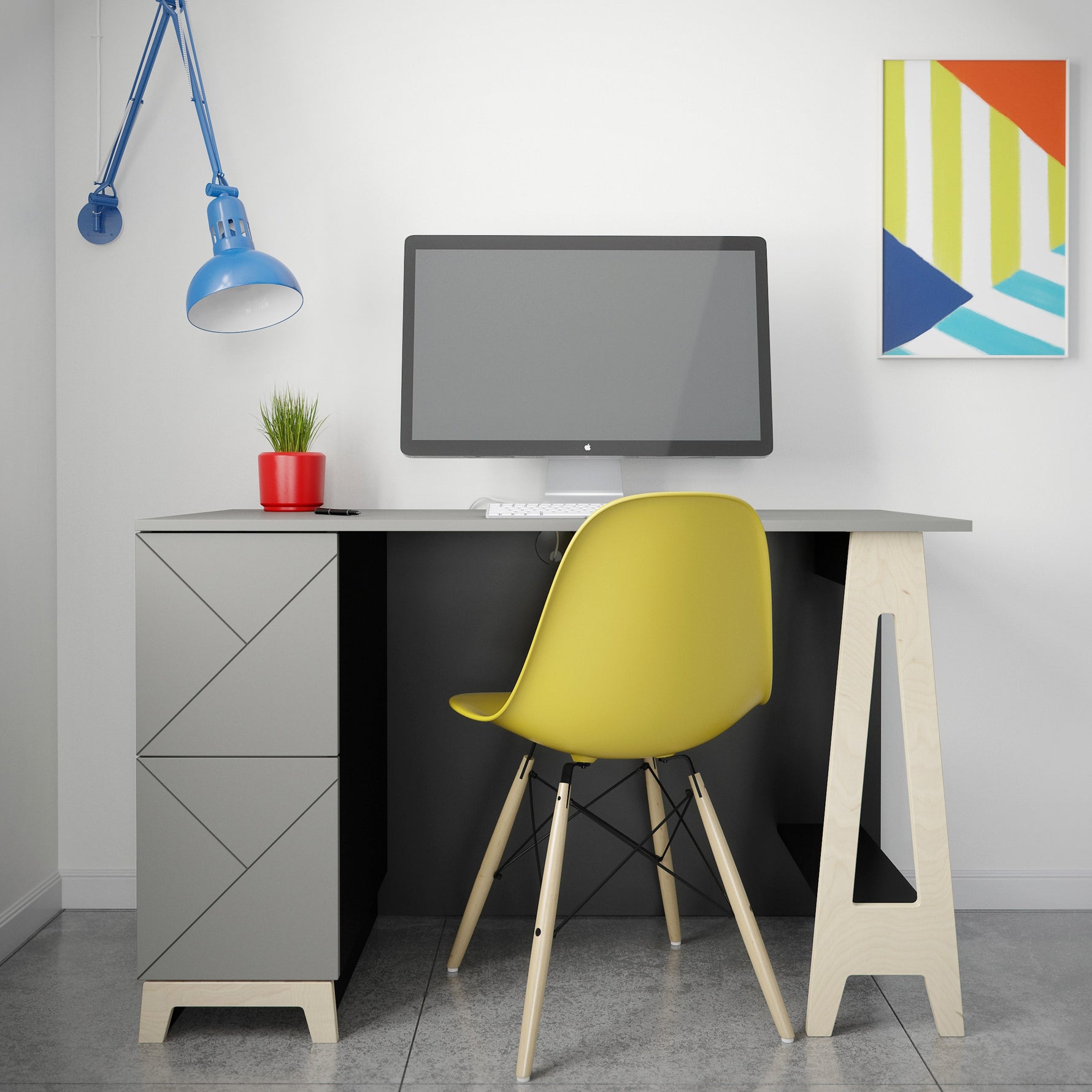 NEXERA - Bureau avec tiroirs - collection Atypik - fait au Québec - Maison | Samara & Co