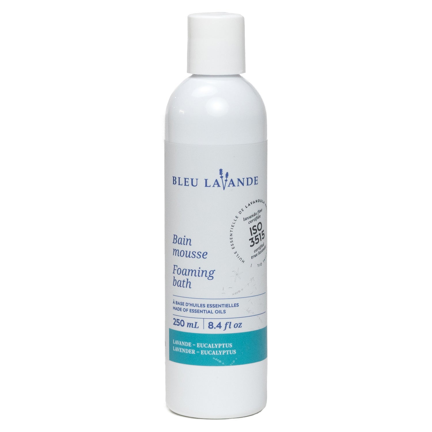 BLEU LAVANDE - Bain mousse naturel Apaisant Lavande-Eucalyptus - Soins corps | Samara & Co