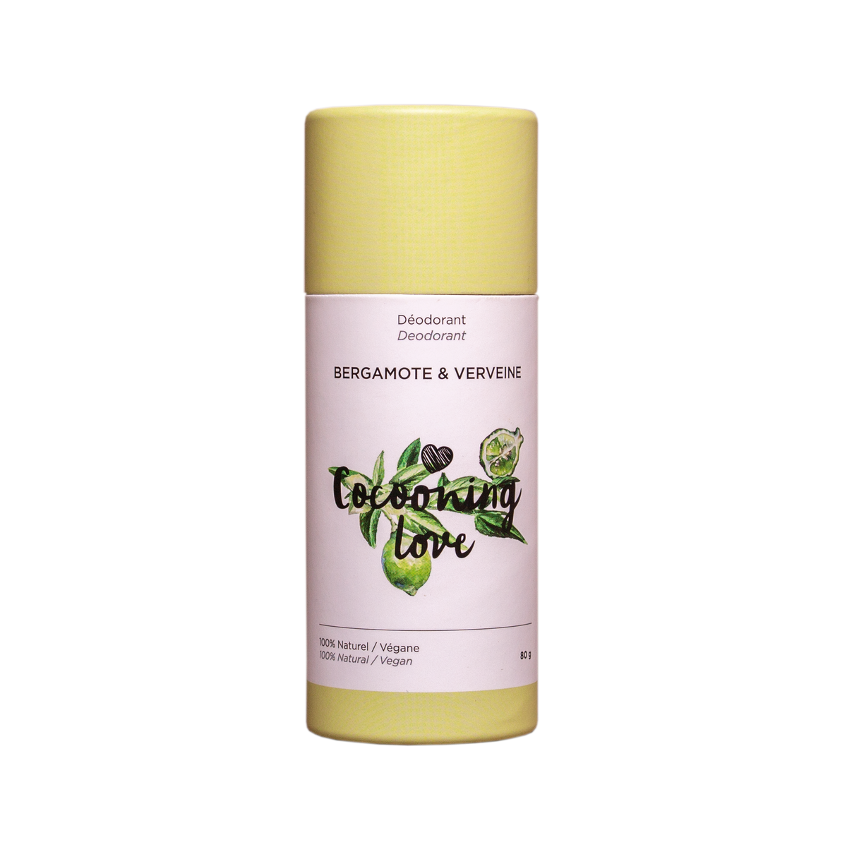COCOONING LOVE - Déodorant végane Bergamote & Verveine - Contenant en carton Recyclable - Déodorant | Samara & Co