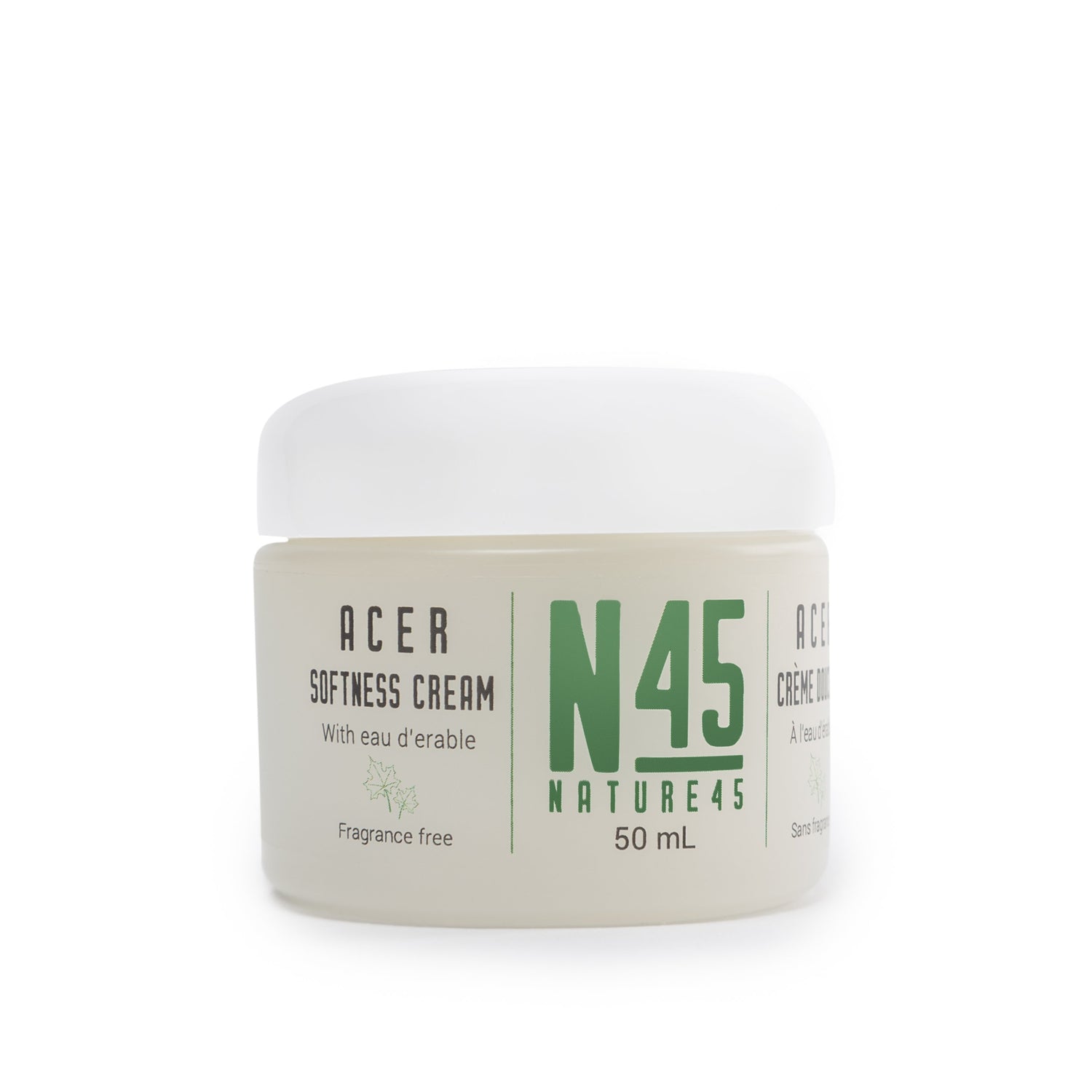 NATURE45 - ACER Crème douceur à l'eau d'érable - Jour et Nuit
