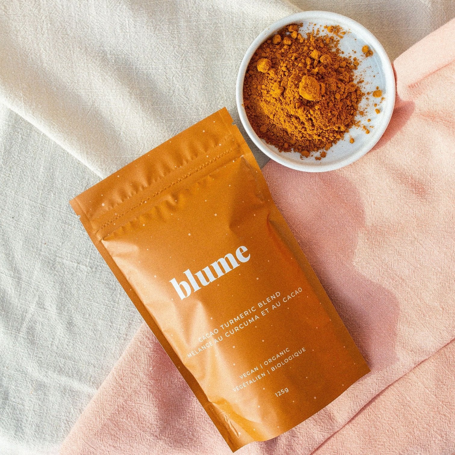 BLUME - Mélange au curcuma et au cacao - Breuvages naturels | Samara & Co