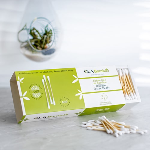 OLA BAMBOO - Coton-Tige en bambou - Accessoires soins | Samara & Co