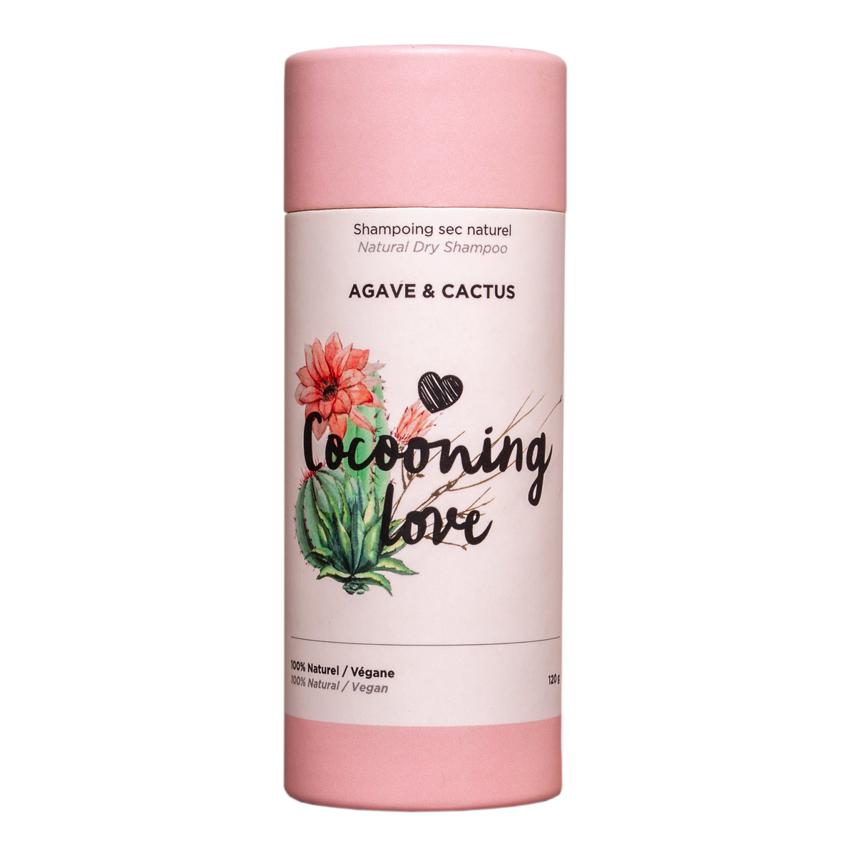 COCOONING LOVE - Shampoing sec Cactus & Agave - Contenant en carton Recyclable - Soins cheveux | Samara & Co