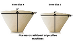 PINYON PRODUCTS - Filtre à café réutilisable en tissu - Mélange de chanvre et de coton bio • Cornet - Filtre à café | Samara & Co