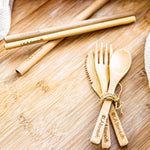 OLA BAMBOO - Kit Zéro Déchet - Ustensiles en bambou réutilisables - Accessoires Maison | Samara & Co