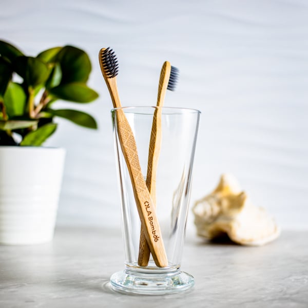OLA BAMBOO - Charcoal Toothbrush - Made in Canada