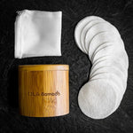 OLA BAMBOO - Coffret - Tampons démaquillants réutilisables - Accessoires soins | Samara & Co