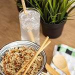 OLA BAMBOO - Kit Zéro Déchet avec baguettes - Ustensiles en bambou réutilisables - Accessoires Maison | Samara & Co