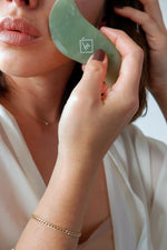 HERB MARKET BOTANICALS - Gua Sha - Pierre de jade jadéite - Soins corps | Samara & Co