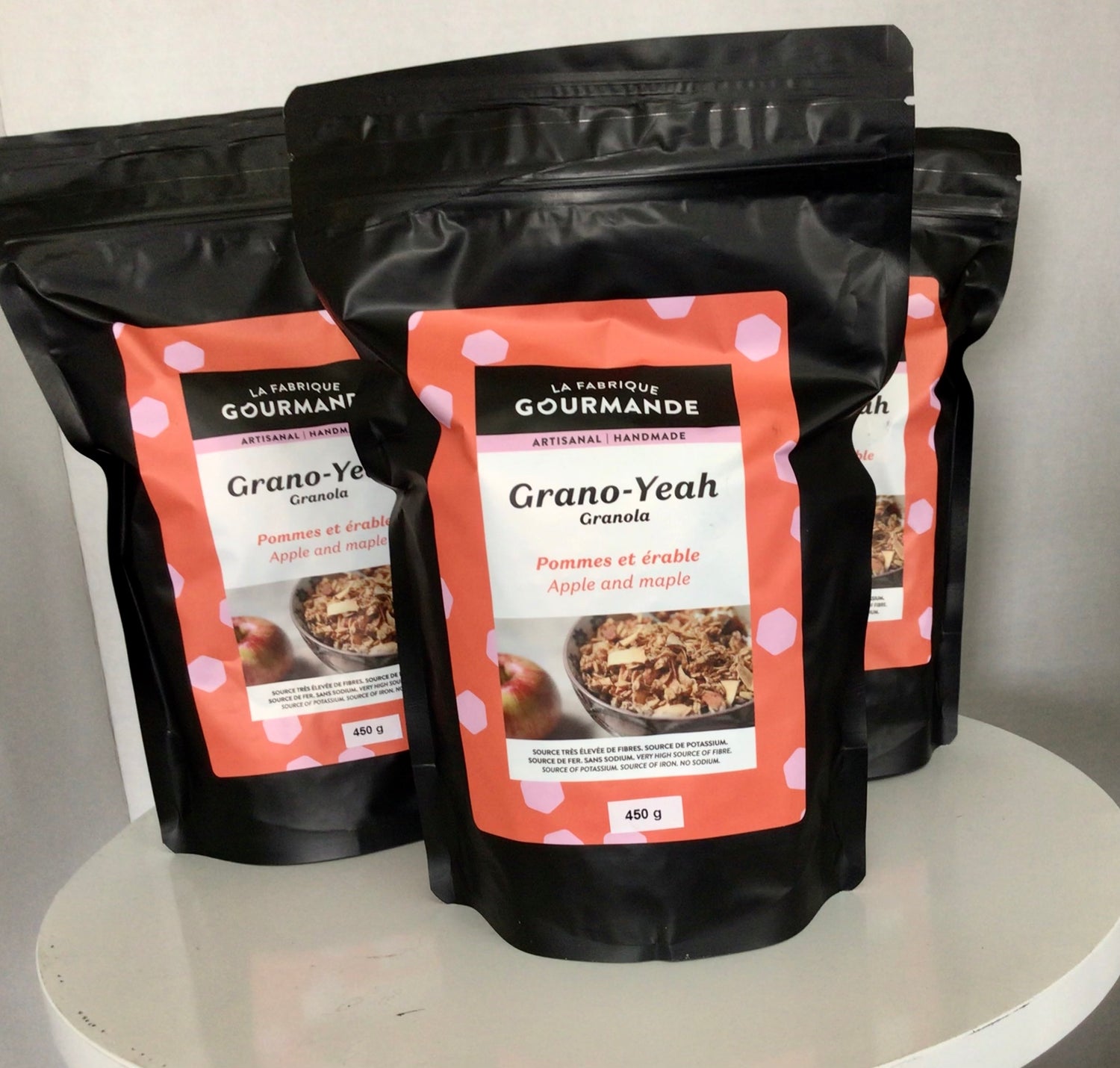LA FABRIQUE GOURMANDE - Granola aux pommes et à l'érable - Fabrication artisanale