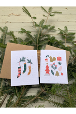 Carte de Noël ensemencée de basilic - Carte | Samara & Co