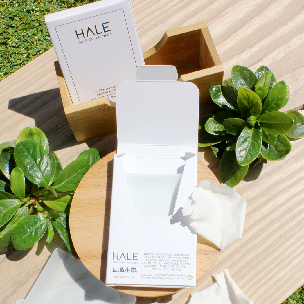 HALE LIVING - Paper Hand Soap - Plastic Free • White Jasmine