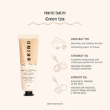 BKIND - Nourishing Hand Balm  • Green Tea - Tube is made of 50% Ocean Bound plastic