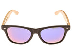 GOWOOD - Los Angeles - Lunettes de soleil en bois de bambou avec verres miroir bleu polarisés - Lunettes de soleil | Samara & Co