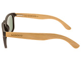 GOWOOD - Los Angeles - Lunettes de soleil en bois de bambou avec verres miroir bleu polarisés - Lunettes de soleil | Samara & Co