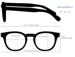 GOWOOD - Lisboa - Lunettes de soleil rondes en bois de noyer avec verres noir polarisés - Lunettes de soleil | Samara & Co