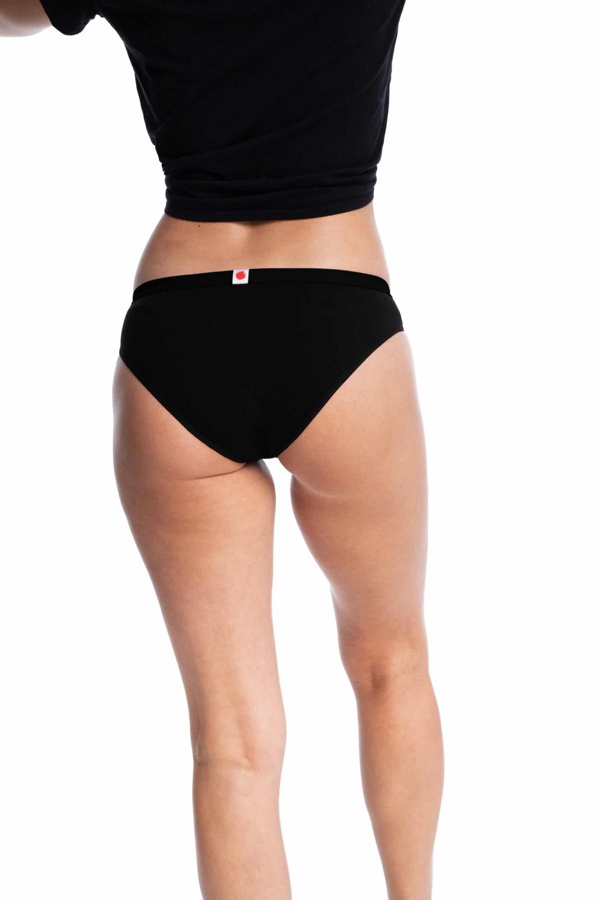 MME L'OVARY - Culottes menstruelles de jour - La Bikini & 3 serviettes - Fibre naturelle - Culotte menstruelle | Samara & Co