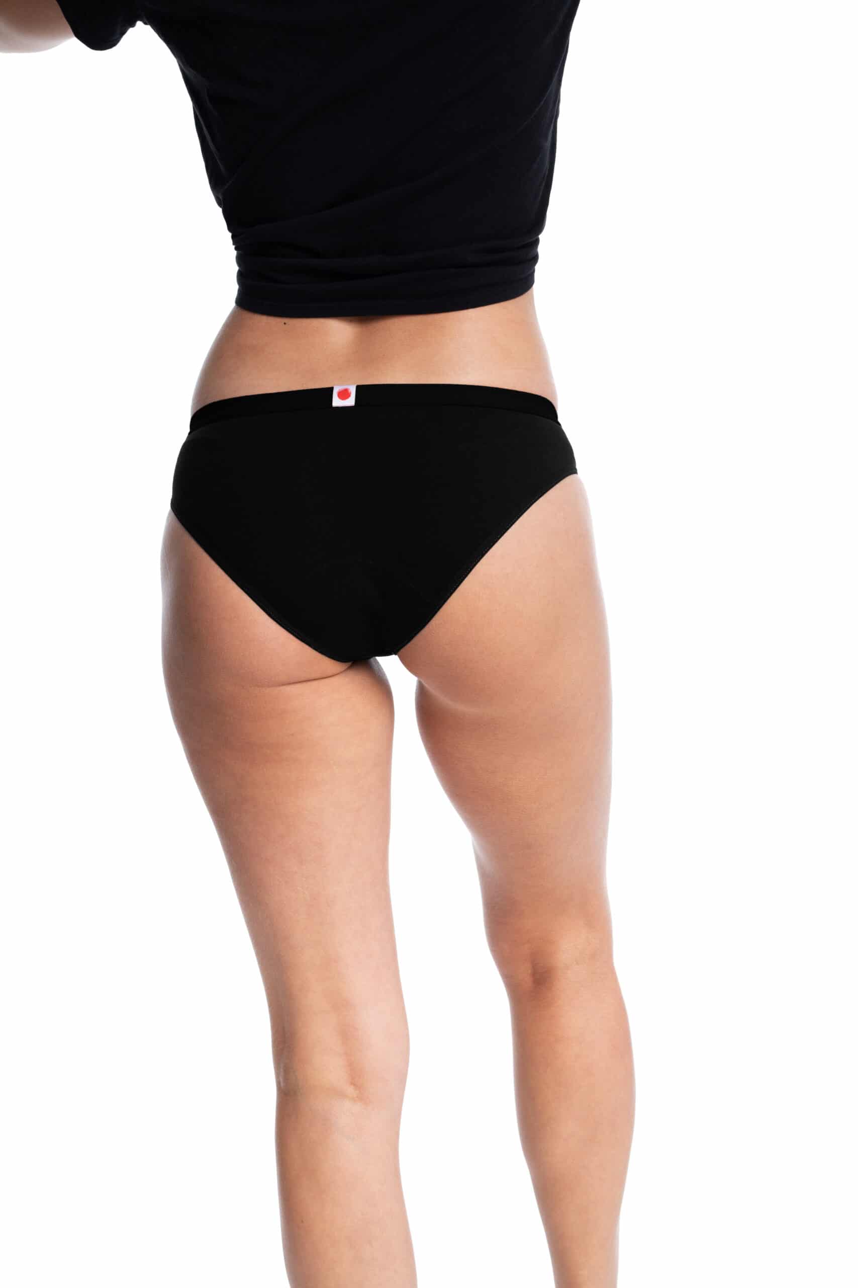 MME L'OVARY - Culottes menstruelles de jour - La Bikini & 3 serviettes - Fibre naturelle - Culotte menstruelle | Samara & Co