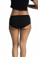 MME L'OVARY - Culottes menstruelles de jour - La Shorty & 3 serviettes - Fibre naturelle - Culotte menstruelle | Samara & Co