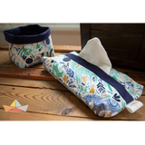 BATEAU BATEAU - Handkerchiefs Kit - Pack of 12 • Rabbits / Navy Trim
