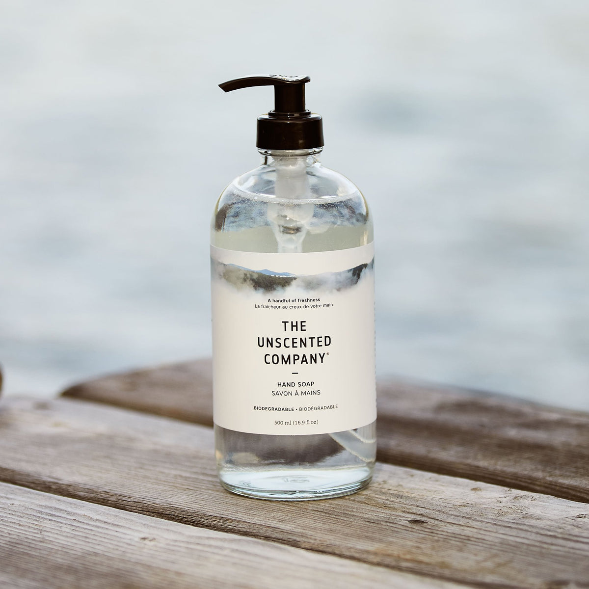 UNSCENTED CO - Savon à mains sans fragrance - Bouteille de verre - Soins mains | Samara & Co