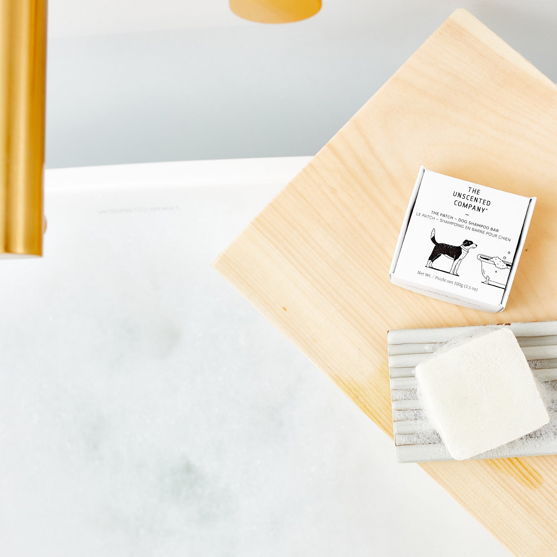 UNSCENTED CO - Shampooing en barre pour chien 100% naturel - Soin animaux | Samara & Co