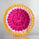LA CAPITAINE CROCHÈTE - Tampon à récurer réutilisable - faits à la main •  Pamplemousse - Accessoires Maison | Samara & Co