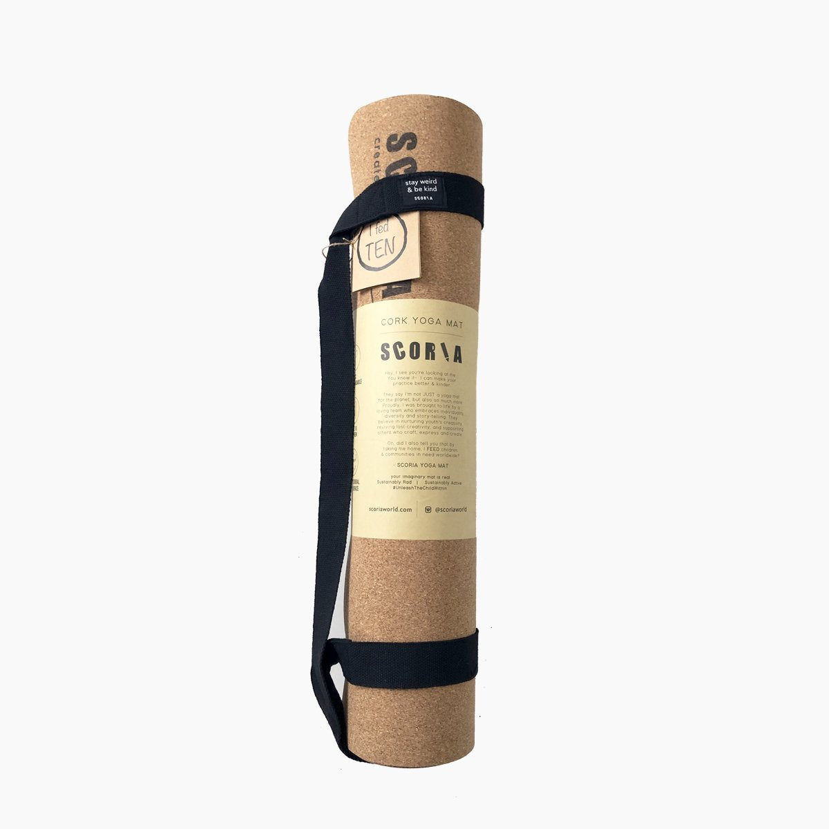 SCORIA WORLD - Tapis de yoga en liège - naturellement anti-microbien •  L'indispensable 4.5MM - Tapis de Yoga | Samara & Co
