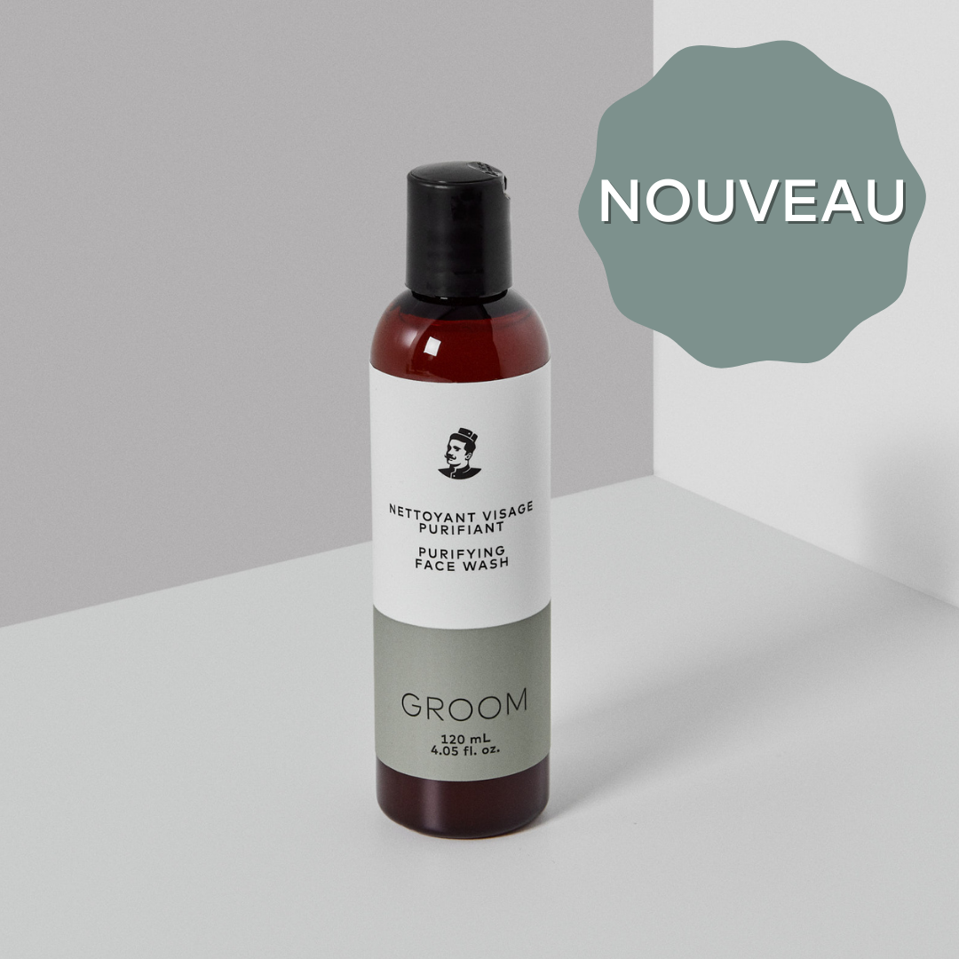 GROOM INDUSTRIES - Purifying Face Wash - Barley and Jojoba Extracts