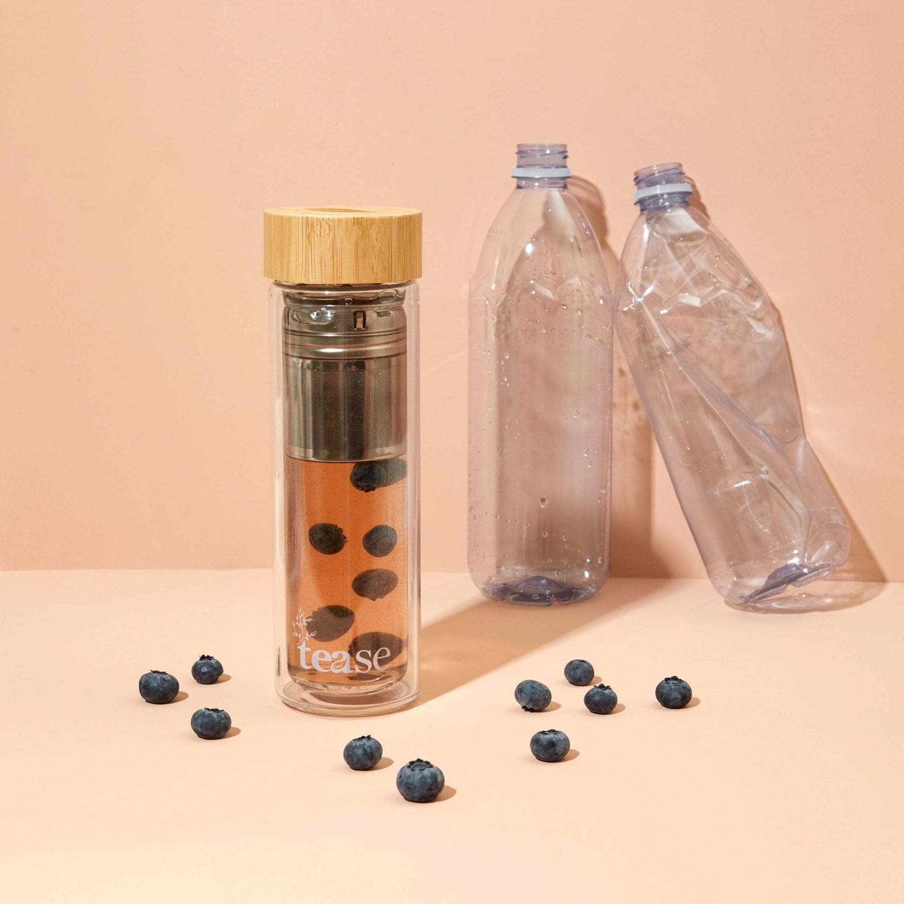 3-in-1 Glass And Bamboo Tumbler - Tease Wellness Blends – Tease Tea &  Wellness Blends