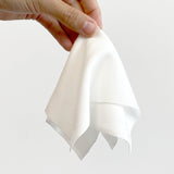 BATEAU BATEAU - 12 mouchoirs en tissu • Blanc