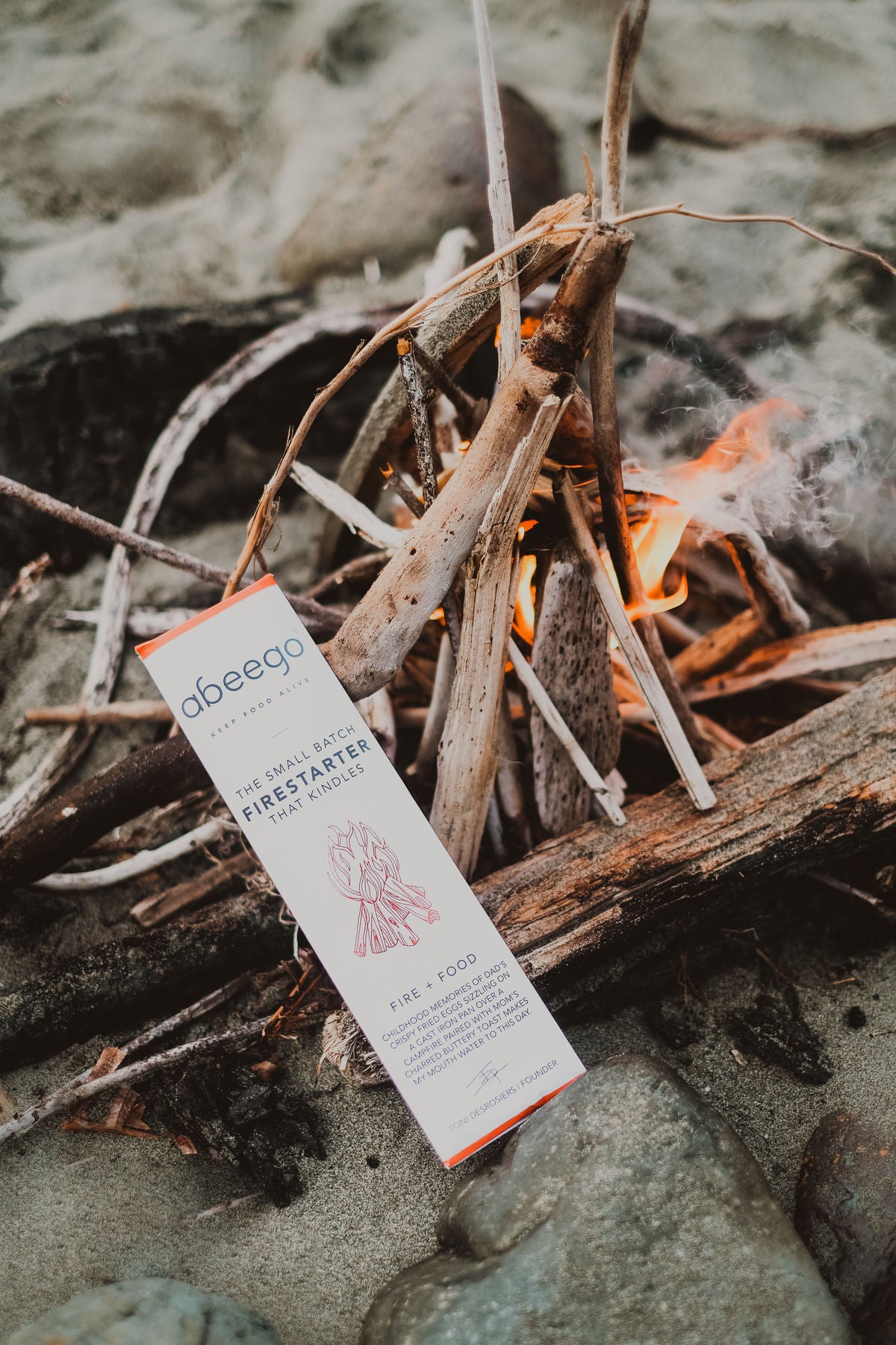 ABEEGO - Allume-feu - Résistant à l'Eau, Zéro Déchet - Accessoires Maison | Samara & Co