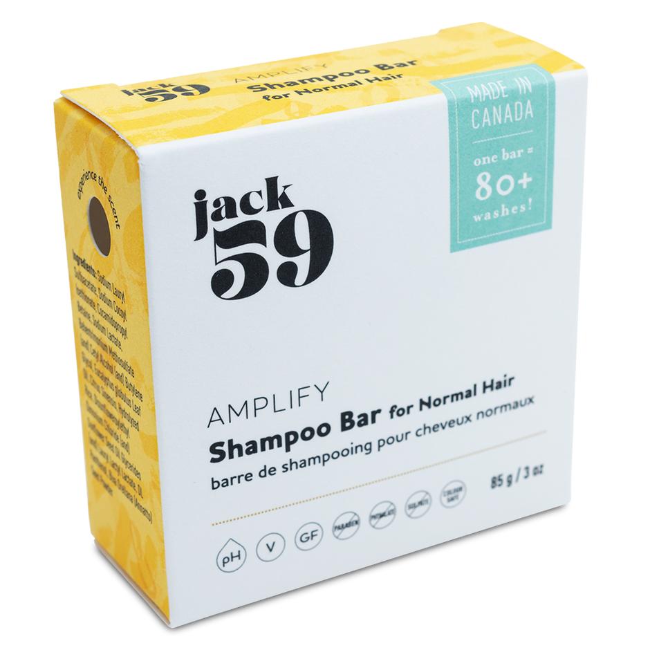 JACK59 - "Amplify" Shampoo Bar - Eliminates 3 plastic bottles