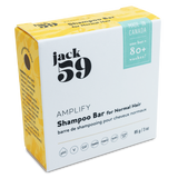 JACK59 - Barre de shampoing "Amplify"- Élimine 3 bouteilles en plastique