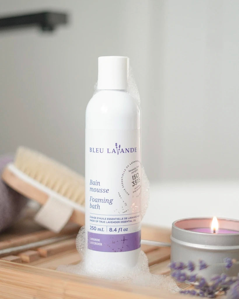 BLEU LAVANDE - Bain mousse naturel Relaxant à la Lavande - Soins corps | Samara & Co