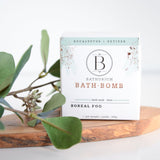 BATHORIUM - Smokey Vetive & Natural Eucalyptus Bath Bomb • Boreal Fog