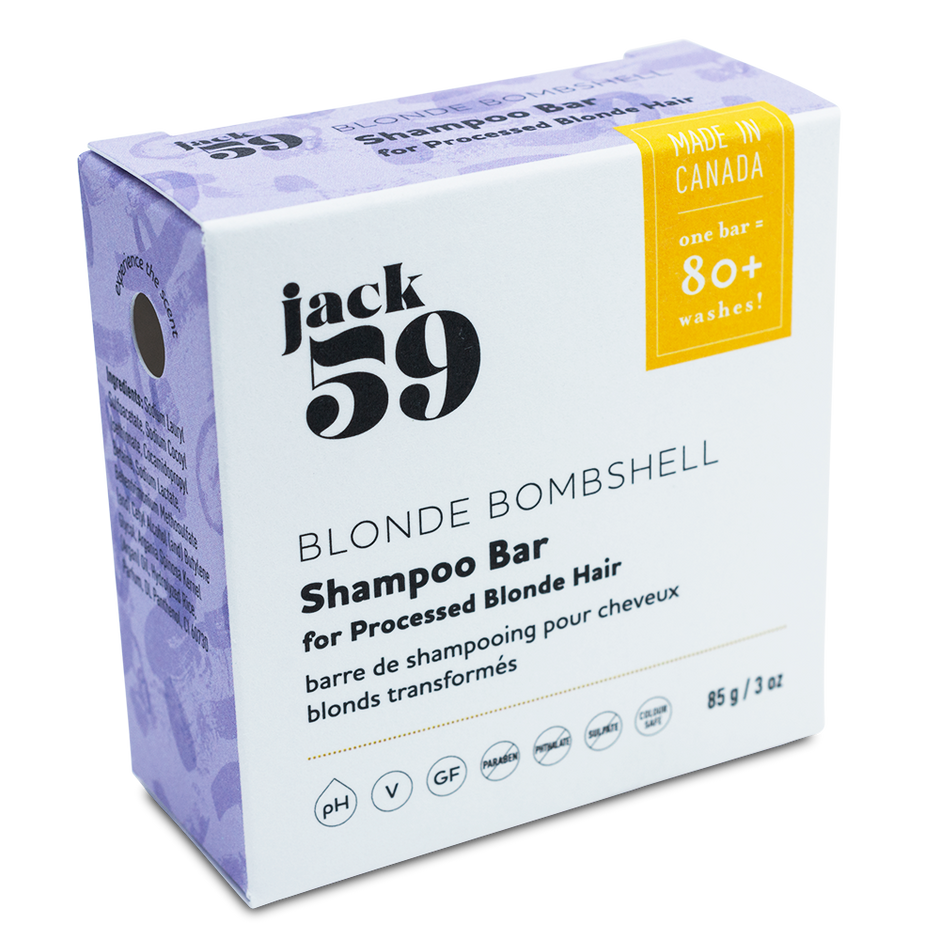 JACK59 - "Blonde Bombshell" Shampoo Bar - Eliminates 3 plastic bottles