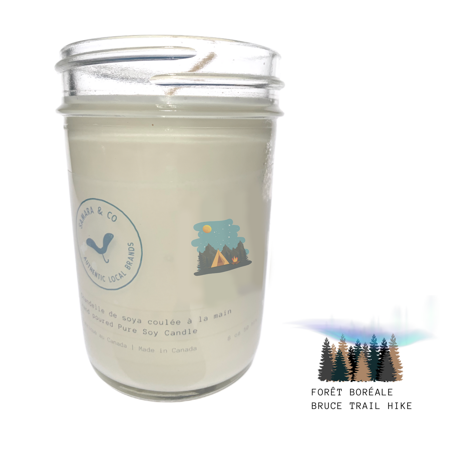 SAMARA & CO - All-Natural Soy Candle - Bruce Trail Hiker