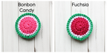LA CAPITAINE CROCHÈTE - Tampon à récurer réutilisable - faits à la main •  Melon d’eau - Accessoires Maison | Samara & Co