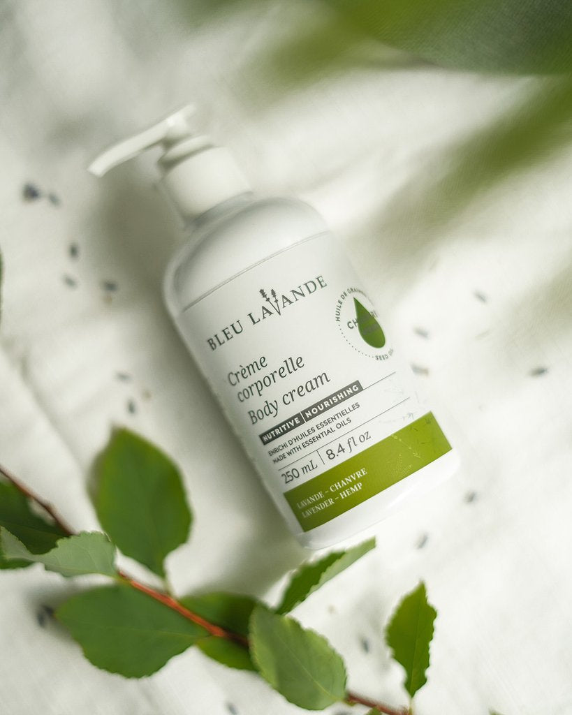 BLEU LAVANDE - Crème corporelle naturelle Lavande-chanvre - Soins corps | Samara & Co