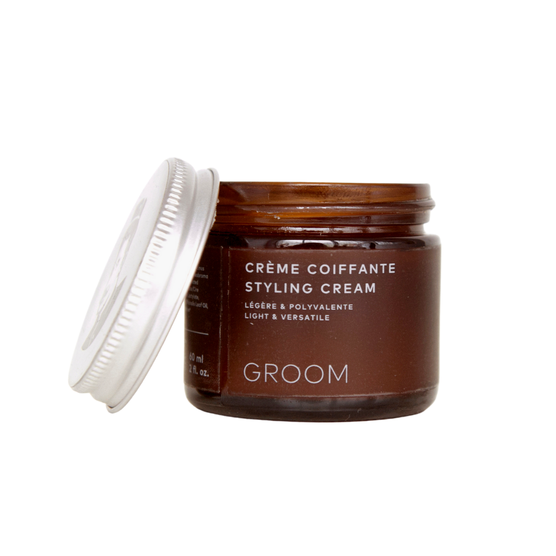 INDUSTRIES GROOM - Crème coiffante - fait au Canada