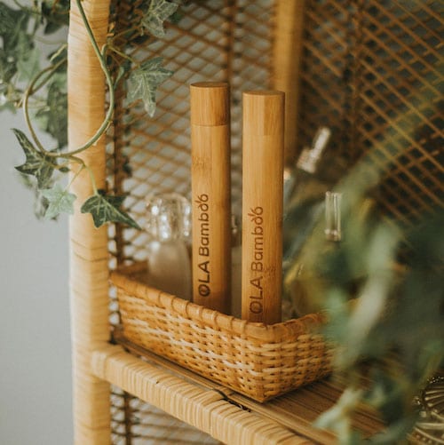 OLA BAMBOO - Étui de voyage en bambou pour brosse à dents - Hygiène dentaire | Samara & Co