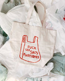 MIMI & AUGUST - F*ck les sacs plastiques - Sac réutilisable 100% coton - Sacs réutilisables | Samara & Co