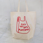MIMI & AUGUST - F*ck les sacs plastiques - Sac réutilisable 100% coton - Sacs réutilisables | Samara & Co