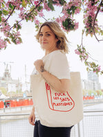 MIMI & AUGUST - F*ck les sacs plastiques - Sac réutilisable 100% coton - Sacs réutilisables | Samara & Co