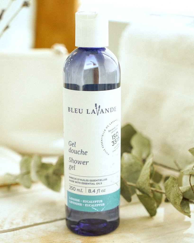 BLEU LAVANDE - Gel douche naturel Lavande-Eucalyptus - Soins corps | Samara & Co