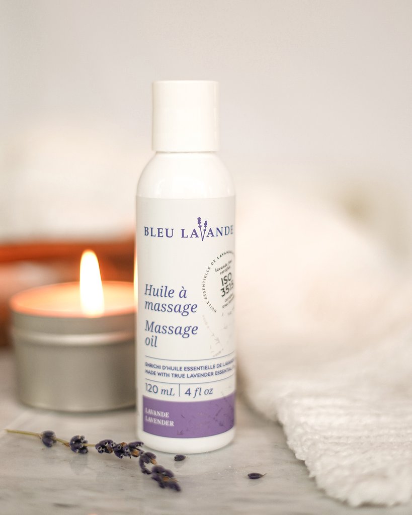 BLEU LAVANDE - Huile à massage 100% naturelle - Huile | Samara & Co